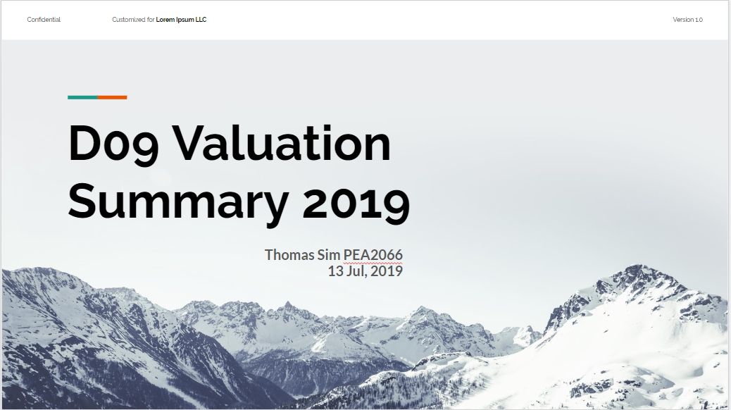 Summary Series – D09 Principles of Valuation